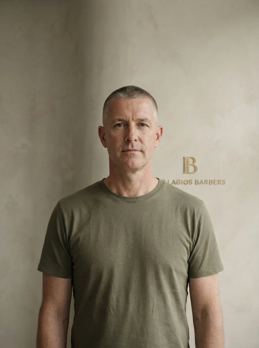 Buzz Cut, seen from the front